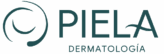 Logotipo del centro dermatológico PIELA sobre fondo blanco.